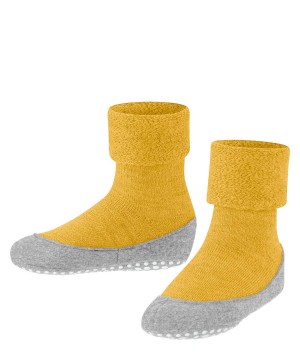 House Socks & Slippers Falke Cosyshoe Minis Slippers Detske Žlté | QXKI-38642