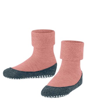 House Socks & Slippers Falke Cosyshoe Minis Slippers Detske Ruzove | QWIX-80294