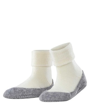 House Socks & Slippers Falke Cosyshoe Slippers Damske Biele | IHGC-07324