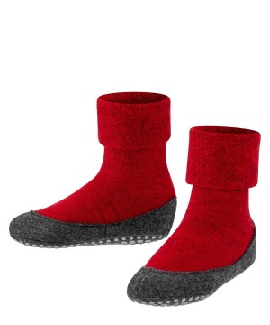House Socks & Slippers Falke Cosyshoe Teens Slippers Detske Červené | IBVS-15769