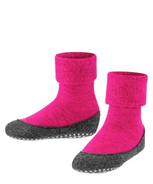 House Socks & Slippers Falke Cosyshoe Teens Slippers Detske Ruzove | EPBG-23754