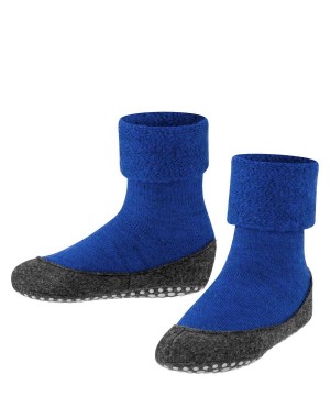 House Socks & Slippers Falke Cosyshoe Teens Slippers Detske Modre | QPZI-15084