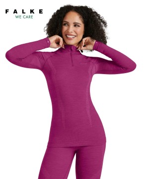 Košeľa S Dlhým Rukávom Falke Long sleeve shirt Wool-Tech Damske Nachový | OADL-58349