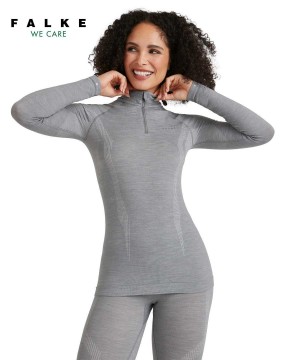 Košeľa S Dlhým Rukávom Falke Long sleeve shirt Wool-Tech Damske Siva | COAV-54179