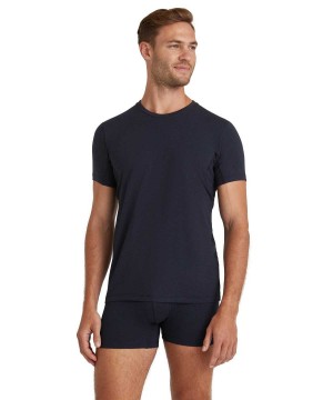 Košeľa S Krátkymi Rukávmi Falke T-Shirt Round-neck Daily Climate Control Panske Siva | BHRC-90741