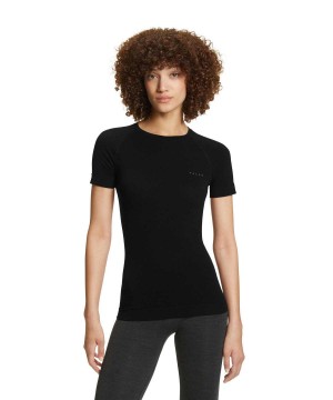 Košeľa S Krátkymi Rukávmi Falke T-Shirt Wool-Tech Light Damske Čierne | TRMW-34285