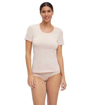 Kosele Falke 2-Pack T-Shirt Round-neck Daily Comfort Damske Béžové | FZTX-58027