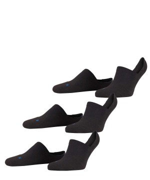 No Show Socks Falke Cool Kick 3-Pack Invisibles Damske Čierne | KGWT-98371