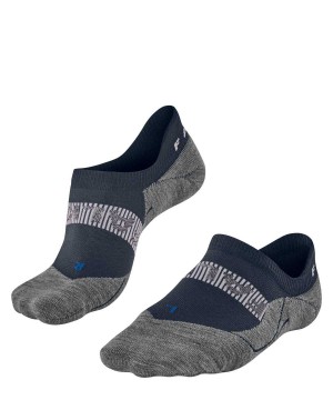 No Show Socks Falke RU4 Endurance Cool Invisible Running Invisibles Panske Modre | VLBJ-47506