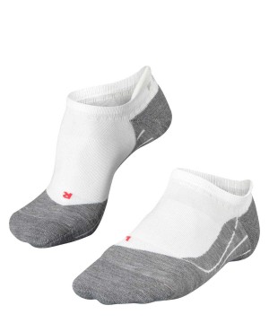 No Show Socks Falke RU4 Endurance Invisible Running Invisibles Panske Biele | RMSD-87123