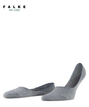 No Show Socks Falke Step Medium Cut Box Invisibles Panske Siva | PFWG-46728