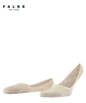 No Show Socks Falke Step Medium Cut Box Invisibles Panske Béžové | MYCG-08931