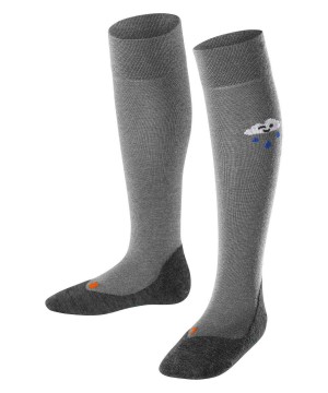 Ponozky Falke Active Rainboot Knee-high Socks Detske Siva | AWUO-72934
