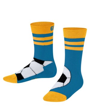 Ponozky Falke Active Soccer Socks Detske Modre | STLA-51049