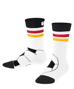 Ponozky Falke Active Soccer Socks Detske Biele | OMPJ-20756