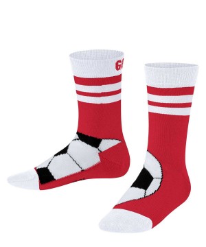 Ponozky Falke Active Soccer Socks Detske Červené | QOSK-02385