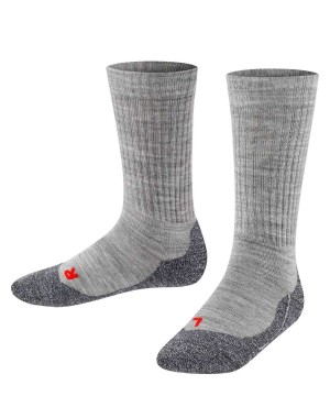Ponozky Falke Active Warm Socks Detske Siva | SIRV-10354
