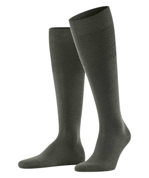 Ponozky Falke Airport Knee-high Socks Panske Zelene | EMCP-82439
