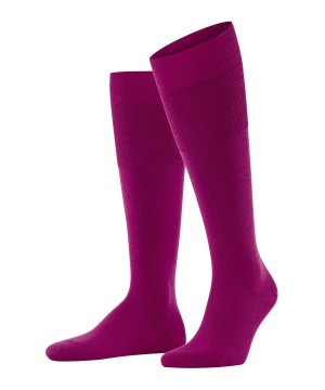 Ponozky Falke Airport Knee-high Socks Panske Ruzove | TIKV-32640