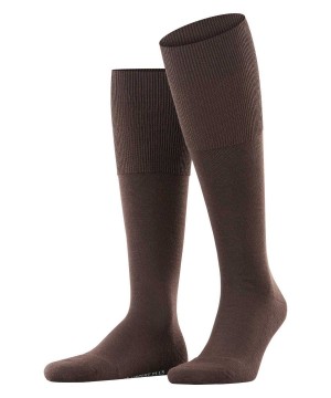 Ponozky Falke Airport Plus Knee-high Socks Panske Hnede | SUVY-75298