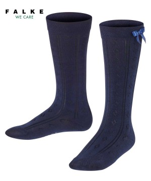 Ponozky Falke Ajour Knee-high Socks Detske Modre | OZHQ-59087