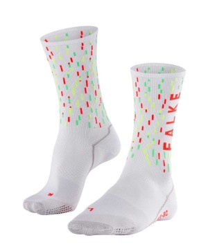 Ponozky Falke BC Impulse Biking Socks Panske Biele | ZCYT-64708