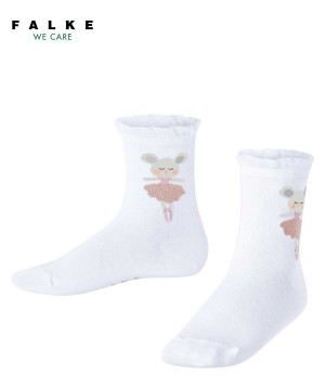 Ponozky Falke Ballerina Mouse Socks Detske Biele | GOPR-70285