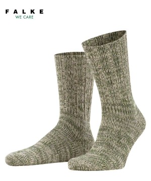 Ponozky Falke Brooklyn Boot socks Panske Zelene | UQEM-68740