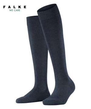 Ponozky Falke ClimaWool Knee-high Socks Damske Modre | YPTU-52786