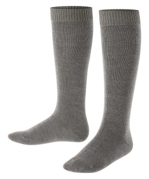 Ponozky Falke Comfort Wool Knee-high Socks Detske Siva | JPLW-07542