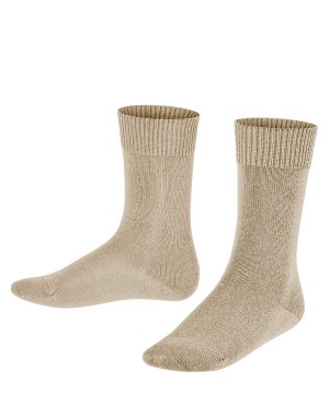 Ponozky Falke Comfort Wool Socks Detske Béžové | OYXK-72864