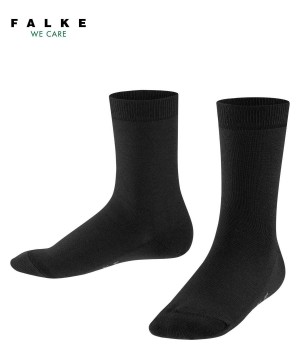 Ponozky Falke Cool 24/7 Socks Detske Čierne | GSED-02157