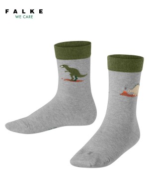 Ponozky Falke Dinosaurs Socks Detske Siva | VACK-27684