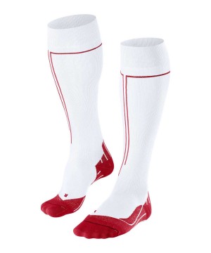 Ponozky Falke Energizing Knee-high Socks Health Panske Biele | DIEU-97065