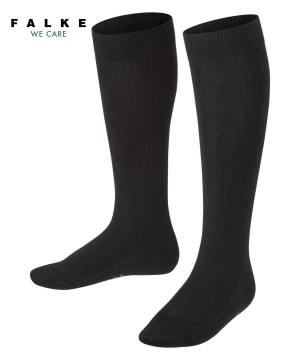 Ponozky Falke Family Knee-high Socks Detske Čierne | RPDU-70569