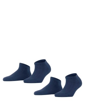 Ponozky Falke Happy 2-Pack Sneaker socks Damske Modre | YTPW-62349