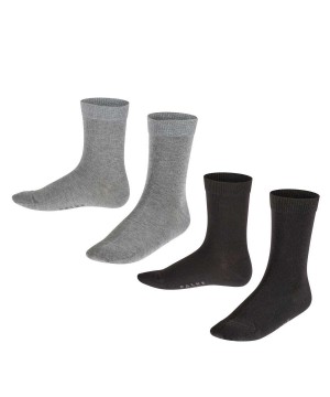 Ponozky Falke Happy 2-Pack Socks Detske Multicolored | PKHM-37542