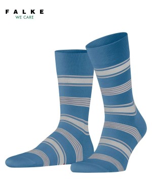 Ponozky Falke Marina Stripe Socks Panske Modre | XUNR-20145