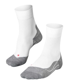 Ponozky Falke RU4 Endurance Running Socks Panske Biele | KVTZ-54892