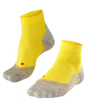 Ponozky Falke RU4 Endurance Short Running Short sock Panske Žlté | BWHD-53210