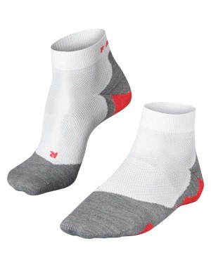 Ponozky Falke RU5 Race Short Running Short sock Panske Biele | JEFK-95206