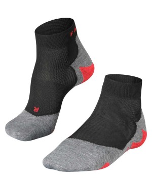 Ponozky Falke RU5 Race Short Running Short sock Panske Čierne | IWXA-49503