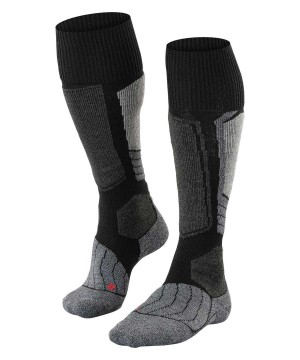 Ponozky Falke SK1 Comfort Skiing Knee-high Socks Panske Čierne | NDGE-31925