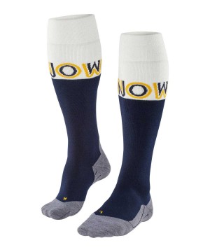 Ponozky Falke SK4 Advanced Skiing Knee-high Socks Panske Modre | GZRB-76358