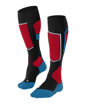 Ponozky Falke SK4 Advanced Skiing Knee-high Socks Panske Čierne | UJYH-59017