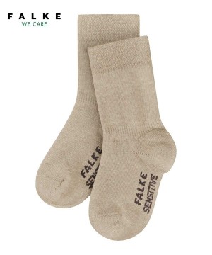 Ponozky Falke Sensitive Socks Pre Babatka Béžové | WCNU-34896
