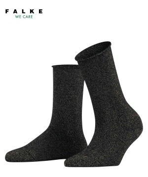 Ponozky Falke Shiny Socks Damske Čierne | ICTZ-39150