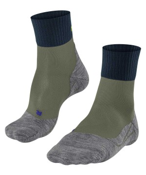 Ponozky Falke TK2 Explore Cool Short Trekking Short sock Panske Zelene | TRZB-52064