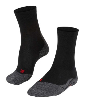 Ponozky Falke TK2 Explore Sensitive Trekking Socks Panske Čierne | QJGO-26538