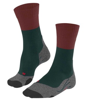 Ponozky Falke TK2 Explore Trekking Socks Panske Zelene | LTQM-39450